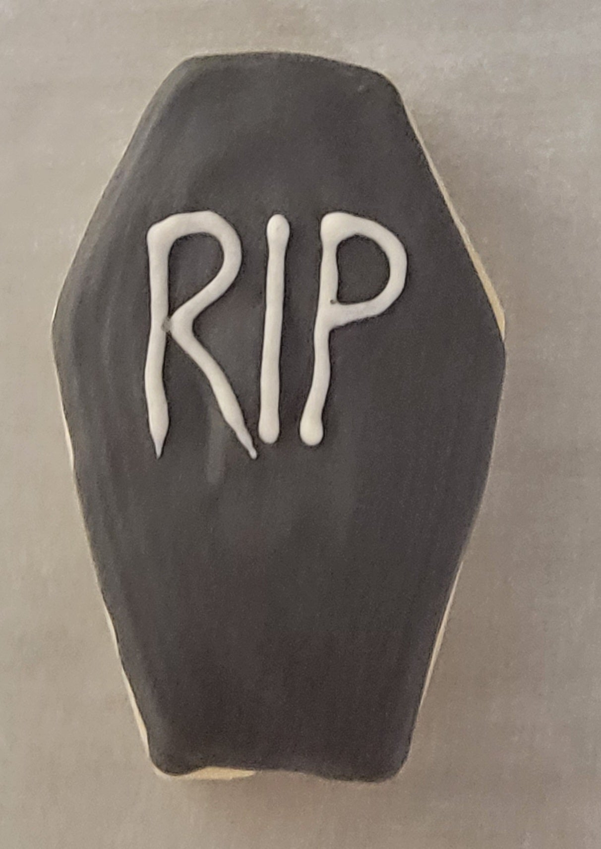 RIP Coffin -Sugar Cookie | Coffin cookies online | Cookies online in Canada | Cookies online in Winnipeg | Cookie shop in Canada | Cookie shop in Winnipeg