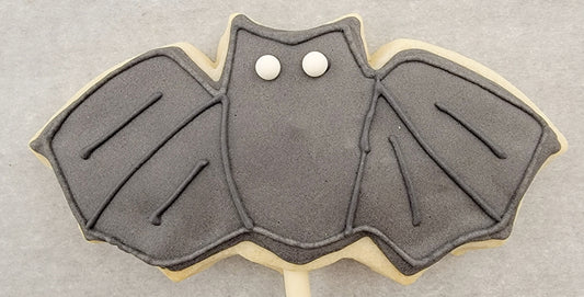 Going Batty -Sugar Cookie | Bat cookies online | Batman sugar cookies | Online cookies in Canada | Online cookies in Winnipeg | Cookie shop in Canada | Cookie shop in Winnipeg