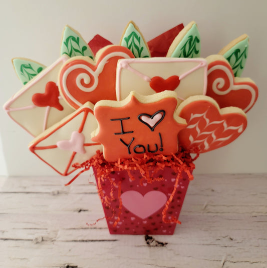 Love Letter - Cookie Bouquet