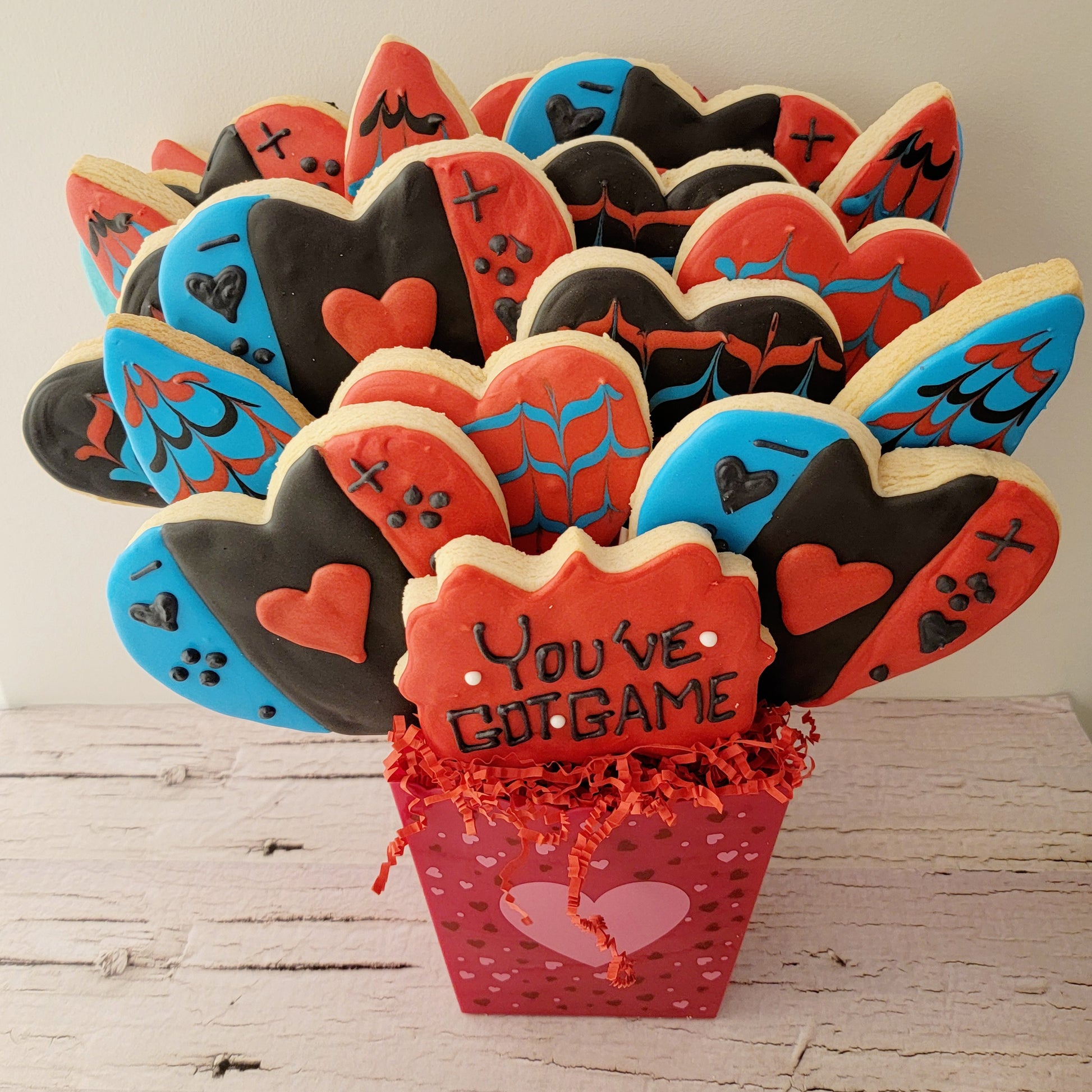 Extravagant Cookies | You've Got Game Cookie Bouquet | Unique Cookie Gifts | Cookies Shop in Canada | Winnipeg Cookie Delivery | Custom Cookie Arrangements | Delicious Cookie Assortments | Gourmet Cookies Online | Canadian Cookie Bakery | Specialty Cookie Bouquets | Handcrafted Cookie Creations | Local Winnipeg Cookie Store