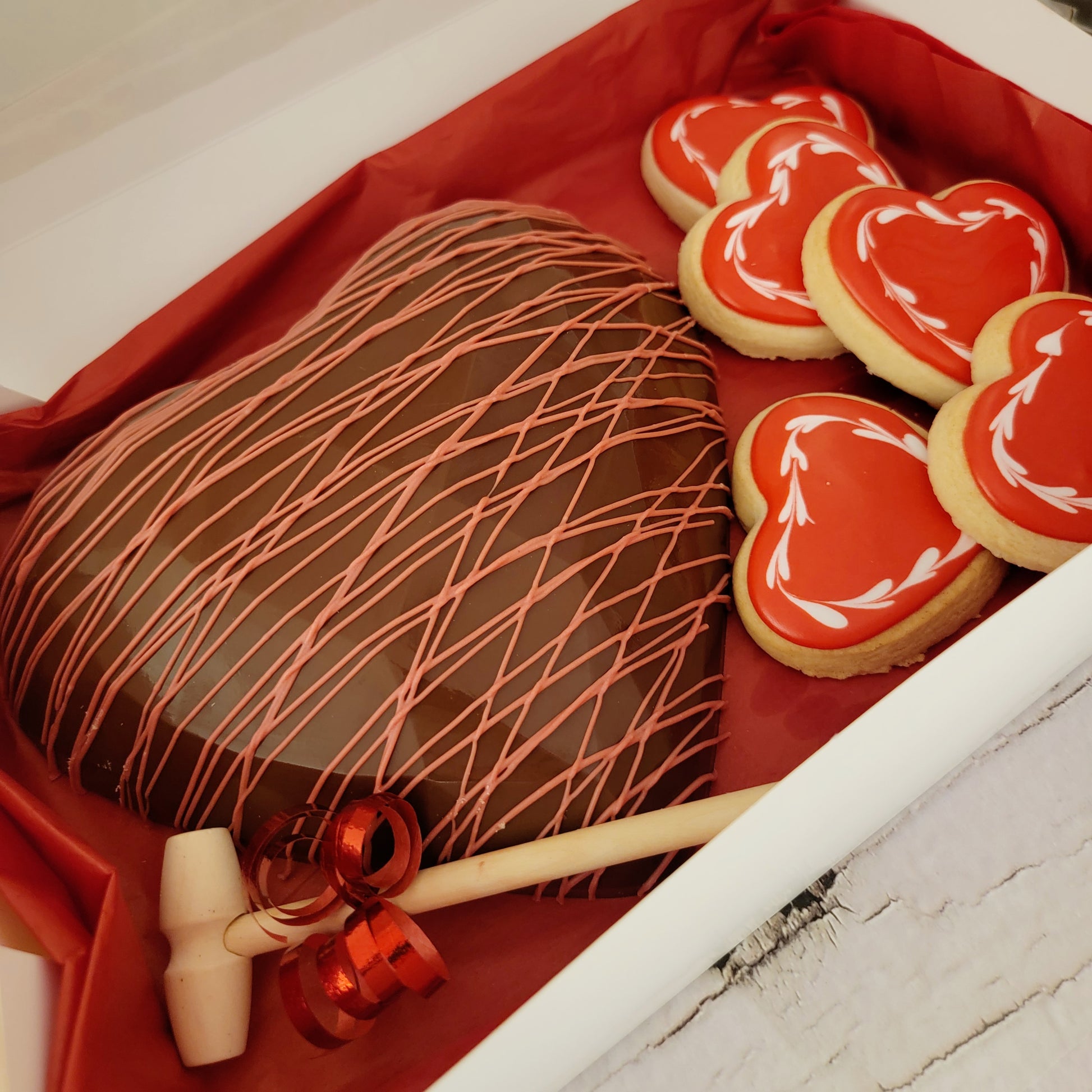 Indulge in Chocolate Smashable Heart Sugar Cookies from Extravagant Cookies, Canada's premier cookie shop, delivering sweetness to Winnipeg and beyond. | Irresistible Chocolate Smashable Heart Cookies | Extravagant Cookies: Winnipeg's Cookie Haven | Heart-Shaped Treats for Every Occasion | Tempting Chocolate Delights from Canada's Finest Bakery | Satisfy Your Sweet Cravings with Extravagant Cookies | Deliciously Crafted Chocolate Hearts from Winnipeg's Favorite Bakery