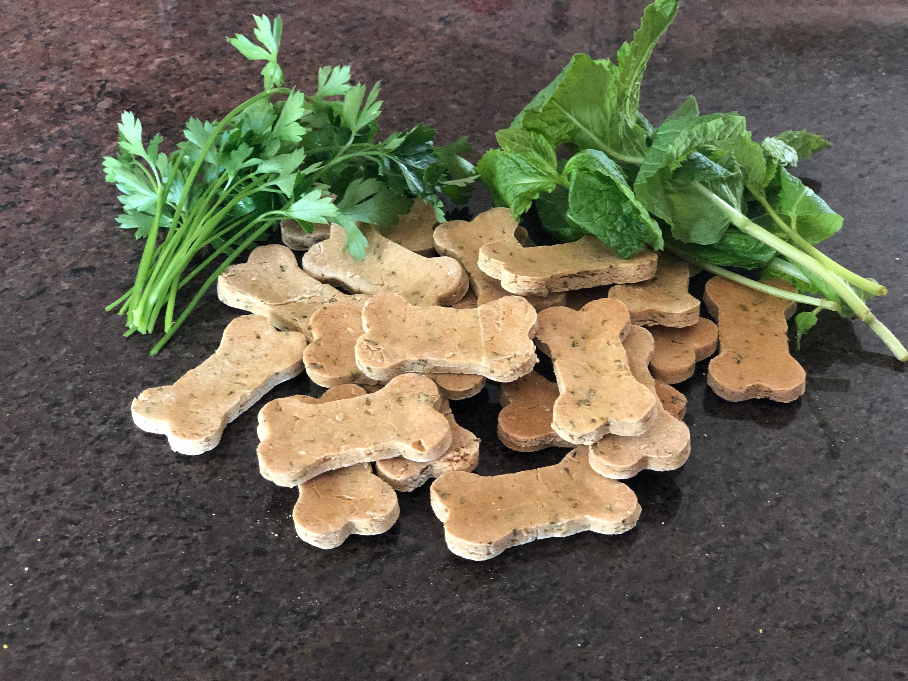 Mint and parsley dog hotsell treats recipe