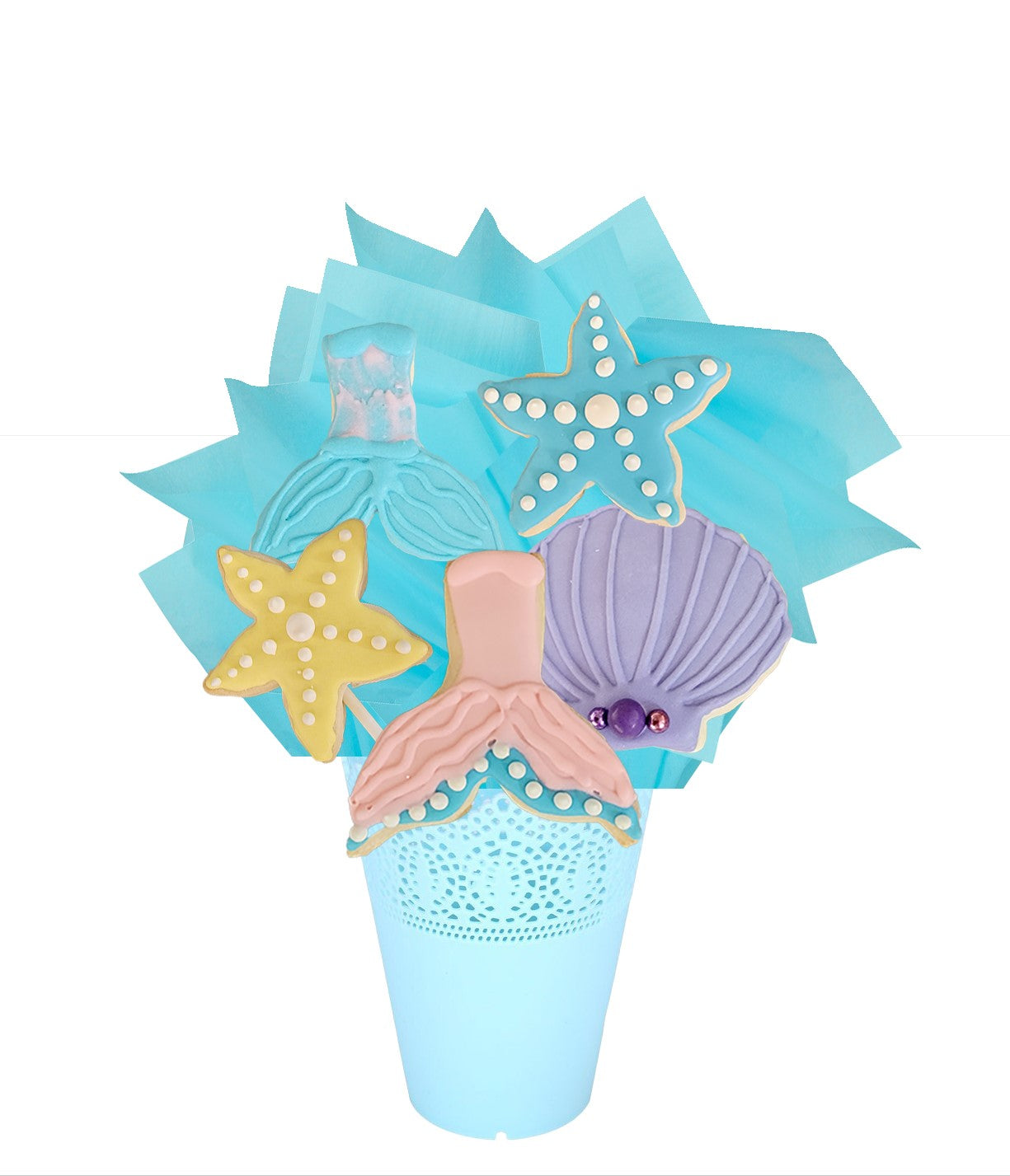 Under the Sea Themed Cookie Bouquet | cookie gift bouquets winnipeg | cookie store in winnipeg | cookies online canada | online cookie shop in Winnipeg | cookie delivery winnipeg | best cookies winnipeg