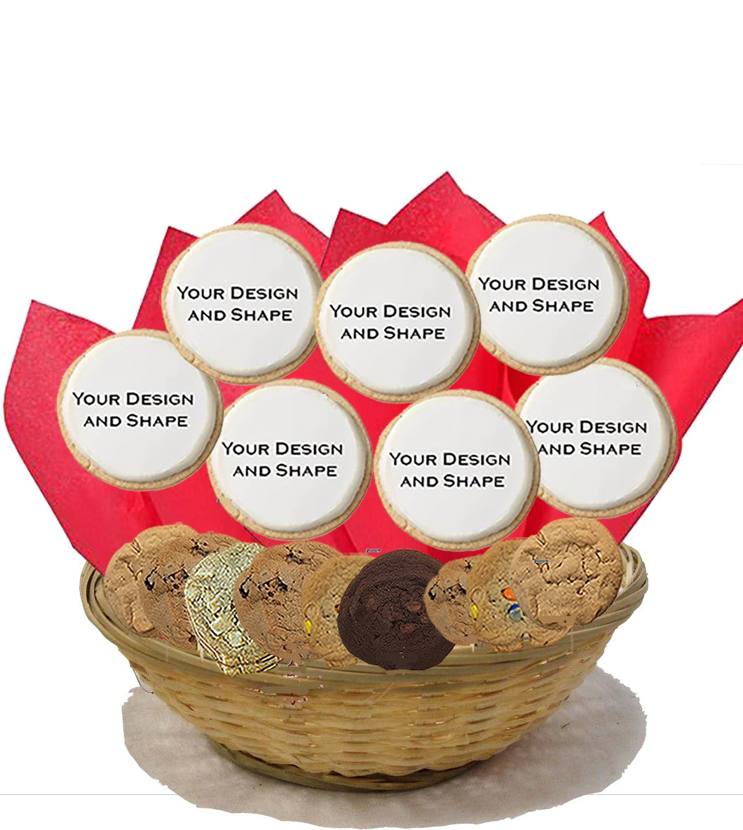 Design Your Own Cookie Basket 2 or 7 Sugar Cookies