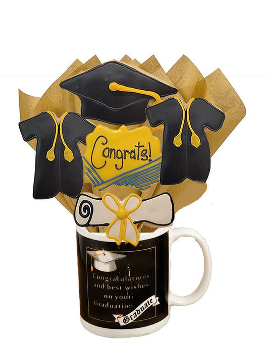 You Did It Graduation Cookie Bouquet | Congratulations Bouquet online Calgary | Congratulations Bouquet buy online Canada | Buy cookies online in Calgary | Buy cookies online in Canada