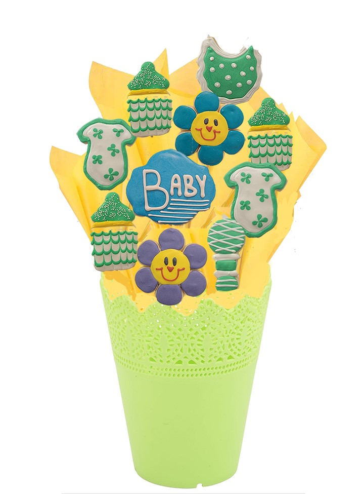 Happy Baby- Cookie Bouquet | Cookie store in Winnipeg | Cookie store in Canada | Cookies online |  Cookies in Canada