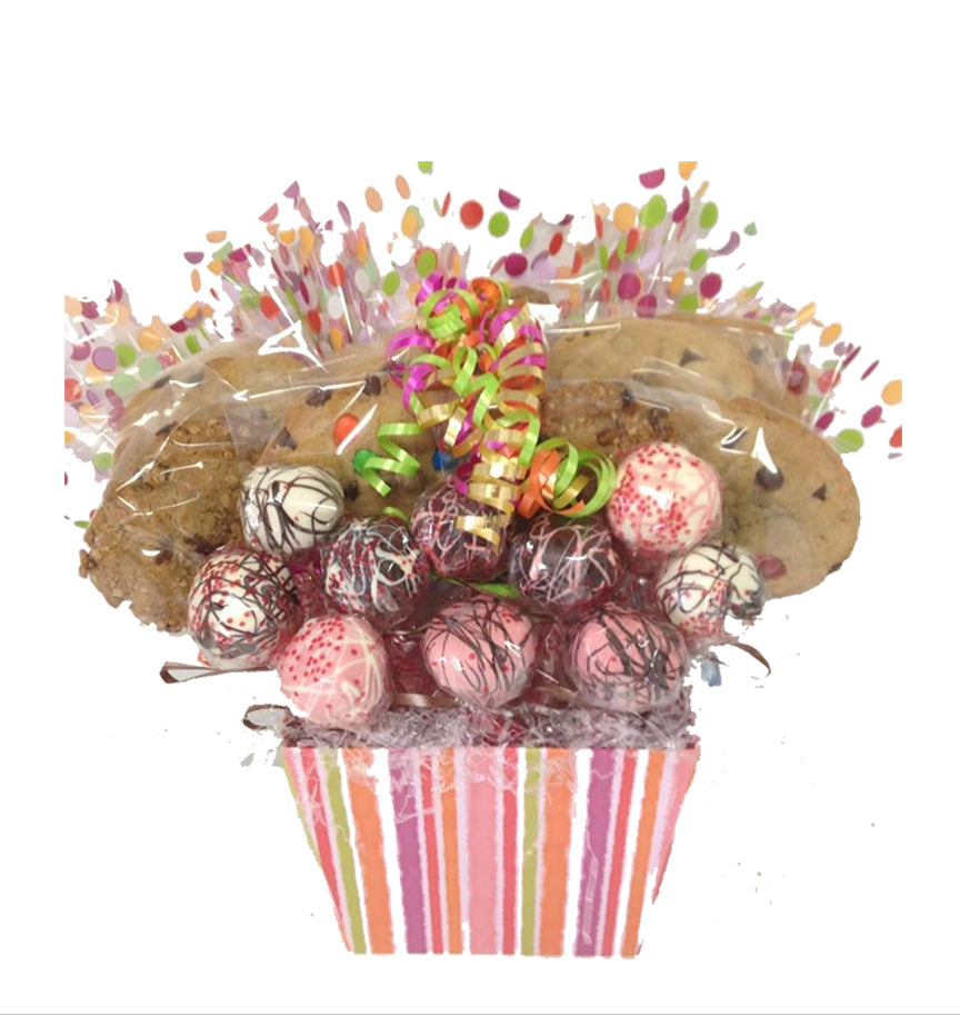 Cake POP Gourmet Cookie Bouquet | Cookie Bouquet online Calgary | Cookies buy online Calgary | Cookies buy online Canada | Online cookie shop Calgary