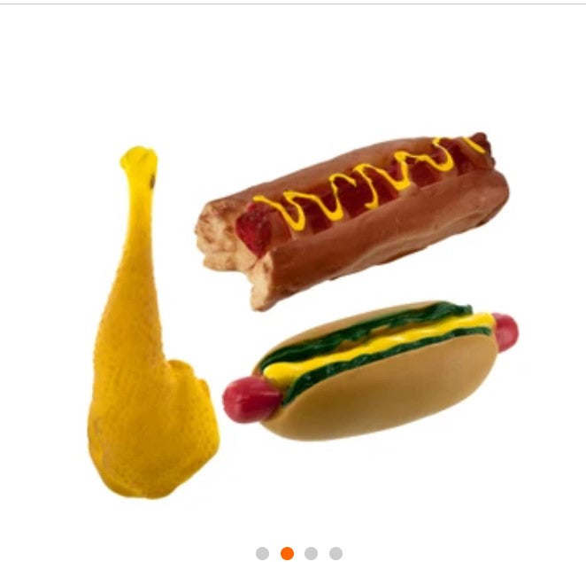Meat Lovers Squeaking Dog Toy