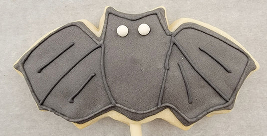 Going Batty -Sugar Cookie | Bat cookies online | Batman sugar cookies | Online cookies in Canada | Online cookies in Winnipeg | Cookie shop in Canada | Cookie shop in Winnipeg