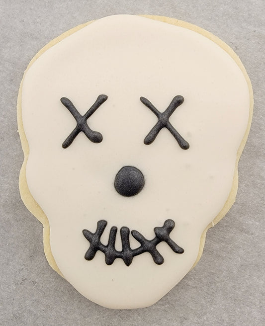 SPOOKY SKULL- SUGAR COOKIE | Skull sugar cookies | Cookies online in Canada | Cookies online in Winnipeg | Cookie shop in Winnipeg | Cookie shop in Winnipeg
