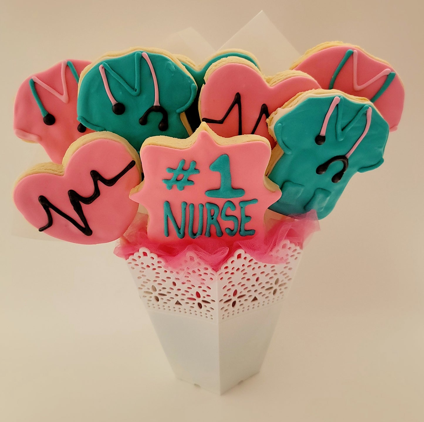 #1 Nurse Cookie Bouquet