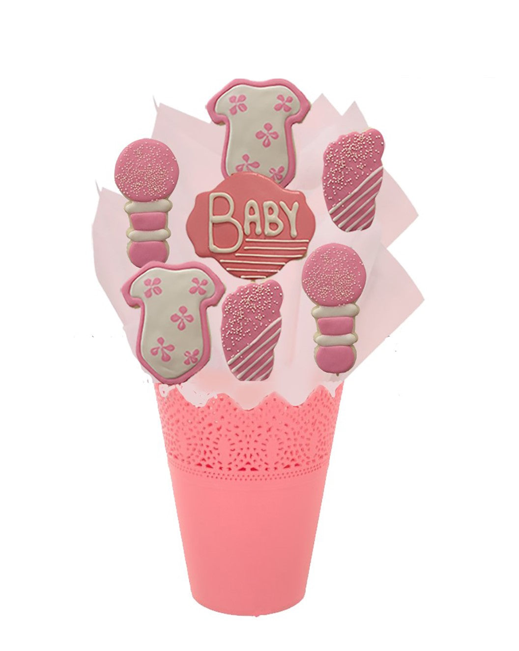 Bouncing Baby Girl - Cookie Bouquet