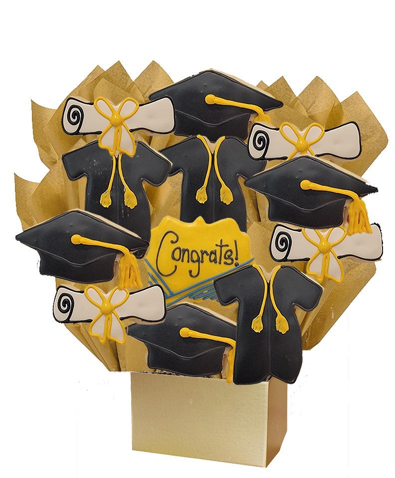 Graduation Cookie Bouquet | Buy graduation Bouquet online Calgary | Buy graduation Bouquet online Canada | Buy cookies online in Canada | Buy cookies online in Calgary