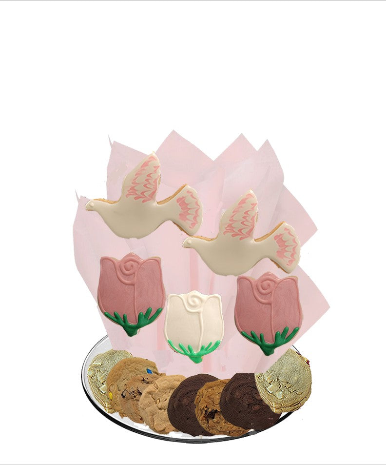 Sympathy  Cookie Tray Bouquet