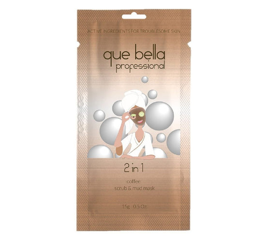 Que Bella 2-in-1 Coffee Scrub & Mud Mask