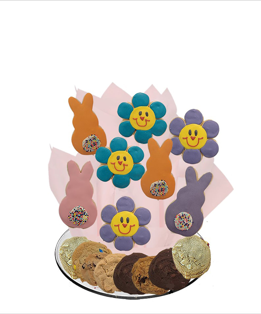 Some Bunny Loves You Cookie Tray Bouquet